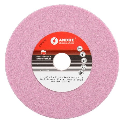 ANDRE Sciernica do ostrzenia łańcuchów 145 x 8,0 x 22,2mm CRA60K7VE01 - 35