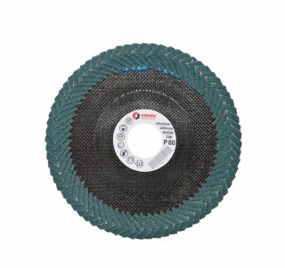 ANDRE Ściernica pachfinowa 125mm P60 ZUR CYRKONOWA płaska