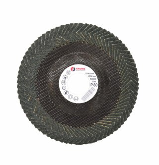 ANDRE Ściernica pachfinowa 125mm P80 ZUR CYRKONOWA płaska