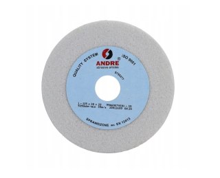 ANDRE Ściernica płaska 125mm x 20mm x 20mm 99A60K7VE01-35 BIAŁA "TYP 1"