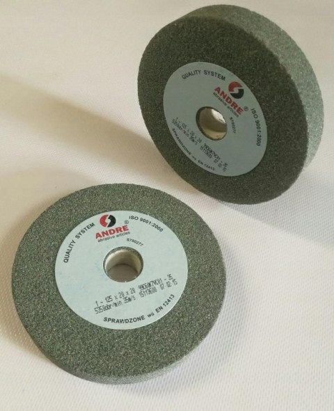 ANDRE Ściernica płaska 125mm x 20mm x 20mm 99C60K7VC01-35 ZIELONA "TYP 1"