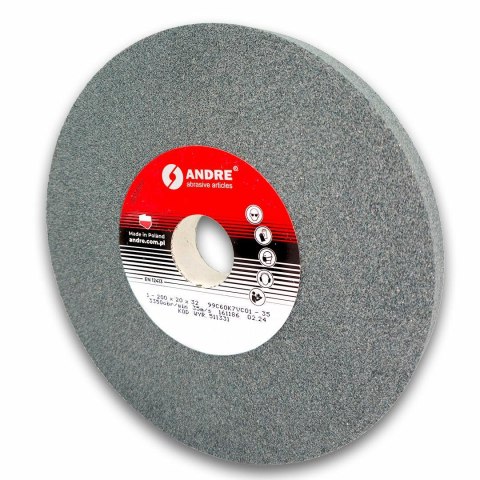 ANDRE Ściernica płaska 200mm x 20mm x 32mm 99C60K7VC01-35 ZIELONA "TYP 1"