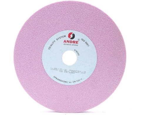 ANDRE Ściernica płaska 250mm x 25mm x 32mm CRA60K7VE01-35 RÓŻOWA "TYP 1"