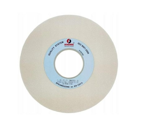 ANDRE Ściernica płaska 250mm x 25mm x 76mm 99A80K7VE01-35 BIAŁA "TYP 1"