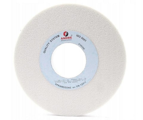 ANDRE Ściernica płaska 250mm x 25mm x 76mm 99AY46K7VE01-35 BIAŁA "TYP 1"