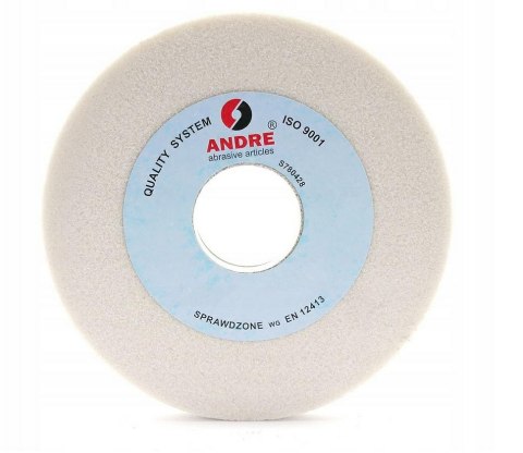 ANDRE Ściernica płaska 250mm x 32mm x 76mm 99A46K7VE01-35 BIAŁA "TYP 1"