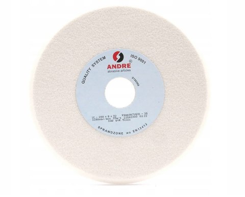 ANDRE Ściernica profilowana 200mm x 8mm x 32mm 99A60K7VE01-35 BIAŁA "TYP 1C"