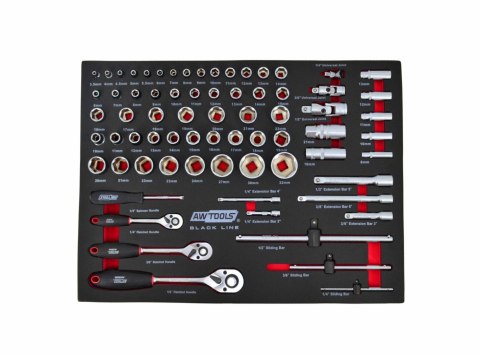 AWTOOLS WÓZEK warsztatowy + NARZĘDZIA 177szt.