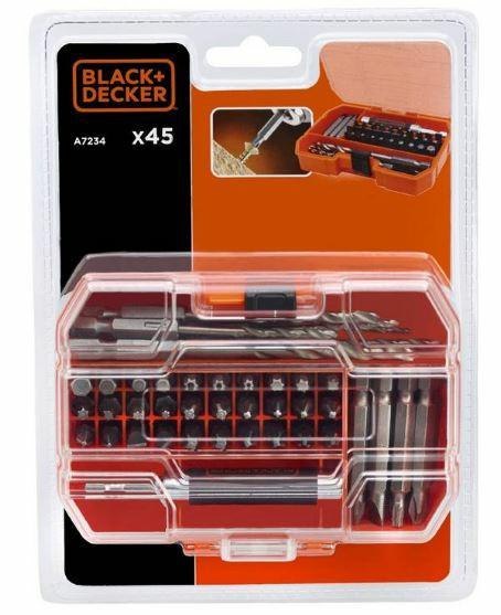 BLACK+DECKER Zestaw akcesoriów 45szt.