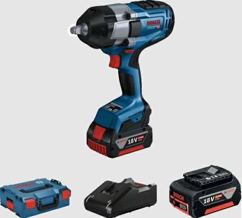 Bosch GDS 18V‑1000 Professional - Klucz udarowy 1000 Nm 2×5.0Ah + GAL 18V‑40