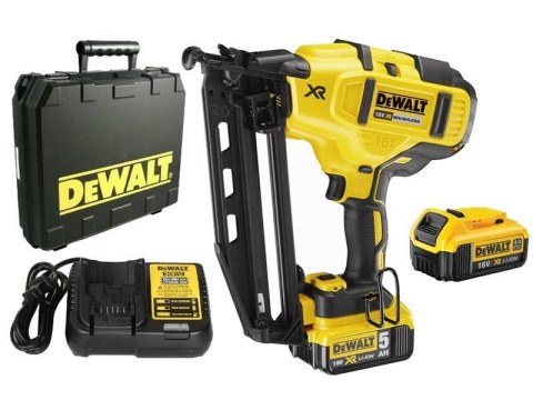 DeWalt DCN660P2 Gwoździarka Wykończeniowa 18V 16Ga 2x5.0Ah Silnik Bezszczotkowy