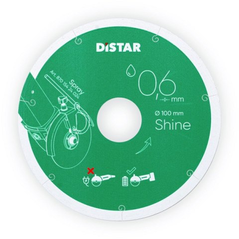 DISTAR Tarcza diamentowa SHINE 101 x 0,6 x 22,23mm