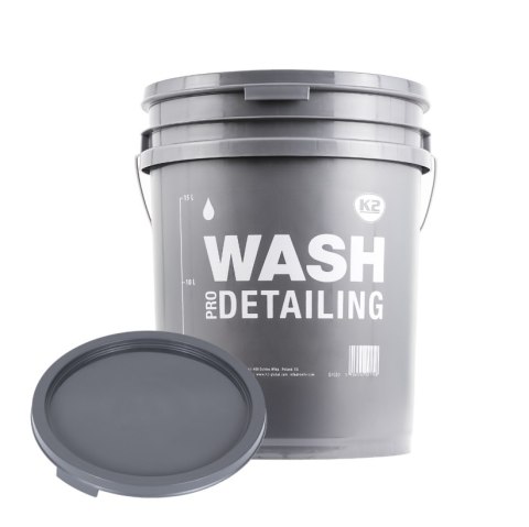 K2 WIADRO DETAILINGOWE 20 L SZARE "WASH"