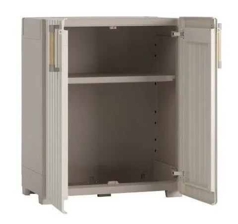 Szafka gospodarcza Keter Groove niska 98x80x45 cm | x66.pl
