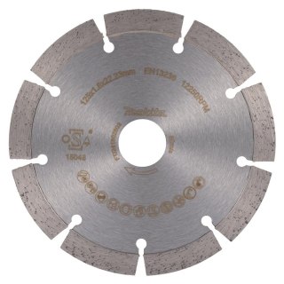 MAKITA Tarcza diamentowa 125x22,23mm SEGMENTOWA (NA SUCHO) BETON, CEGŁA, MARMUR