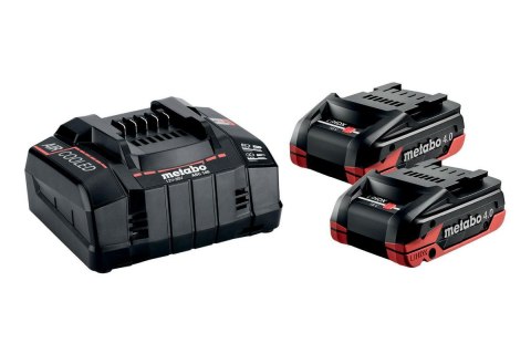 METABO Akumulator 18V 4,0Ah LIHD XTREME 2szt. + Ładowarka ASC 290