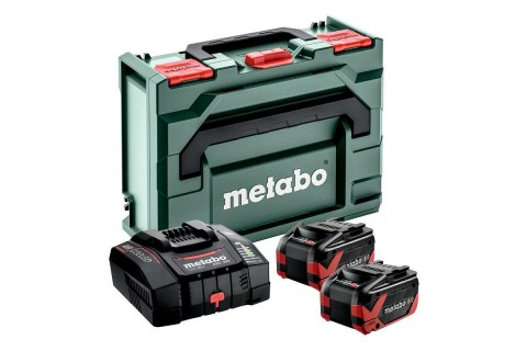 METABO Akumulator 18V 8,0Ah LIHD XTREME 2szt. + Ładowarka ASC 290 METABOX