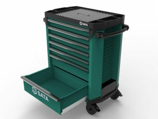 SATA WÓZEK warsztatowy 7-SZUF. ST95113G PRO ZIELONY 299cz.