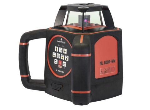 Lasertech NL 800R-MM Niwelator laserowy obrotowy 800m Czerwony Zestaw