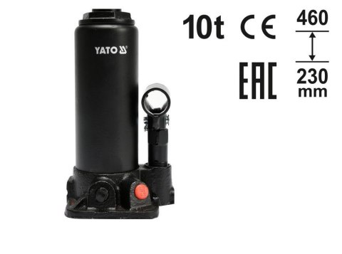 Podnośnik hydrauliczny słupkowy YATO 10T 230-460 mm YT-17003 *
