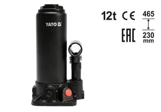 Podnośnik hydrauliczny słupkowy YATO 12T 230-465 mm YT-17004 *