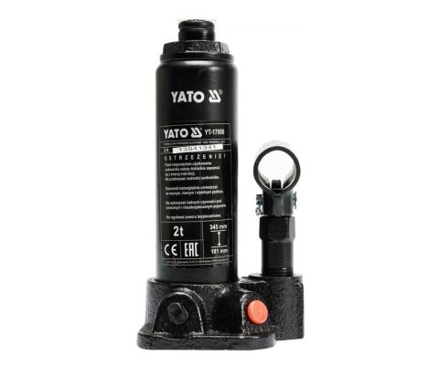 Podnośnik hydrauliczny słupkowy YATO 2T 181-345 mm YT-17000 *