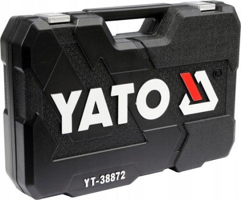 Zestaw narzedzi owy YATO 128 el. 1/2" 3/8" 1/4" YT-38872