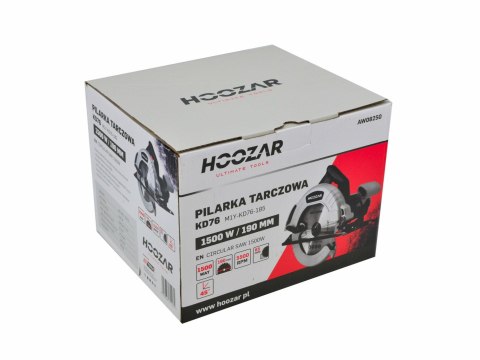 HOOZAR Pilarka tarczowa 190mm 1500W