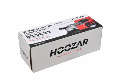 HOOZAR Szlifierka kątowa 125mm 800W Z REGULACJĄ