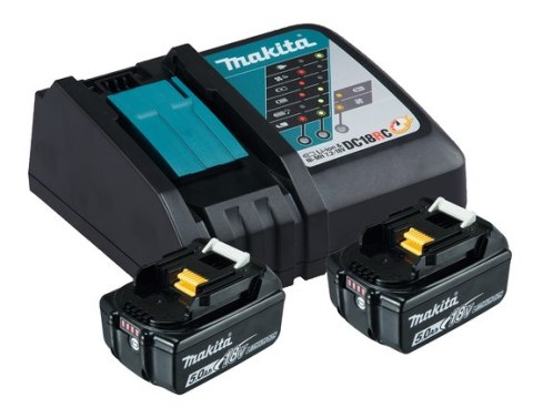 MAKITA ZESTAW ZASILAJĄCY BL1850Bx2 + DC18RC