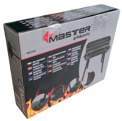 MASTER Grill PROSTOKĄTNY SKŁADANY MG936
