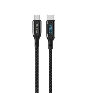 MORRE KABEL do Ładowarki USB-C 240W 2m Z WYŚWIETLACZEM LED