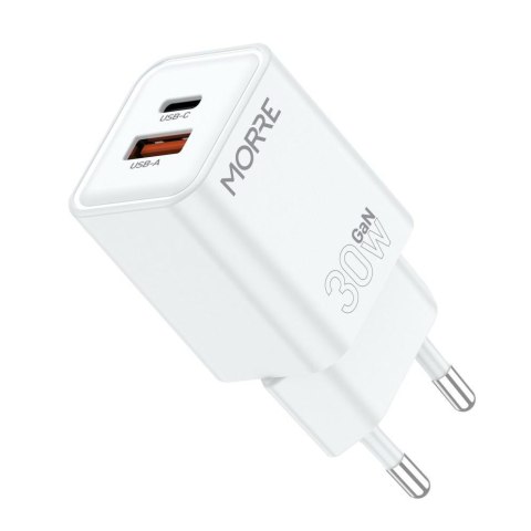 MORRE Ładowarka USB/USB-C 30W BIAŁA
