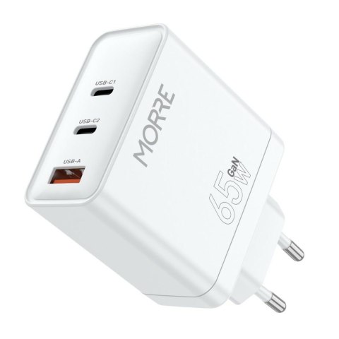 MORRE Ładowarka USB/USB-C 65W BIAŁA