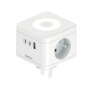 MORRE ROZGAŁĘZIACZ KOSTKOWY 2G,USB,2xUSB-C +LAMPKA