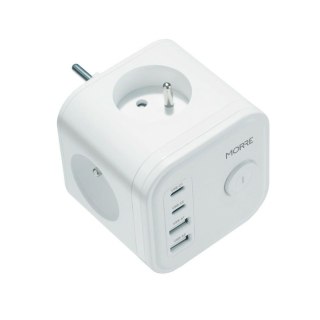 MORRE ROZGAŁĘZIACZ KOSTKOWY 3G,2xUSB,2xUSB-C