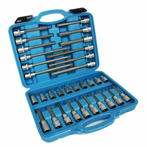 SILVER Klucz E TORX 1/2" PRZEDŁUŻANE 32szt
