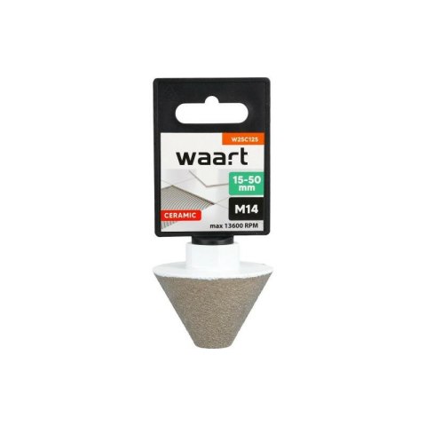 WAART FREZ DIAMENTOWY STOŻKOWY ŚCIĘTY 15-50mm x M14