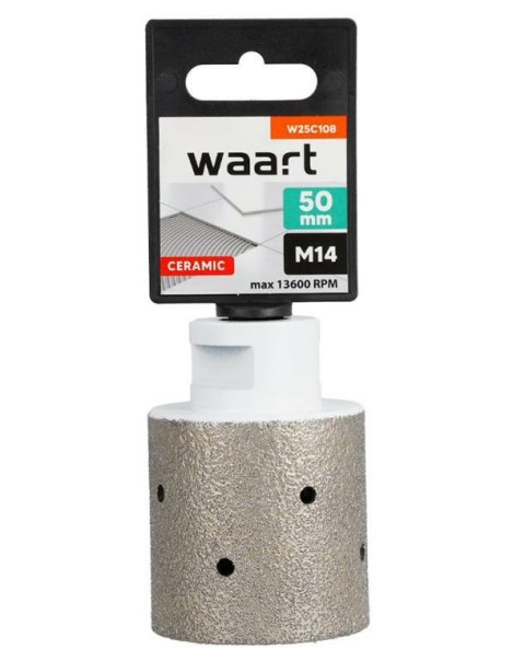 WAART Frez diamentowy walcowy 50mm x M14