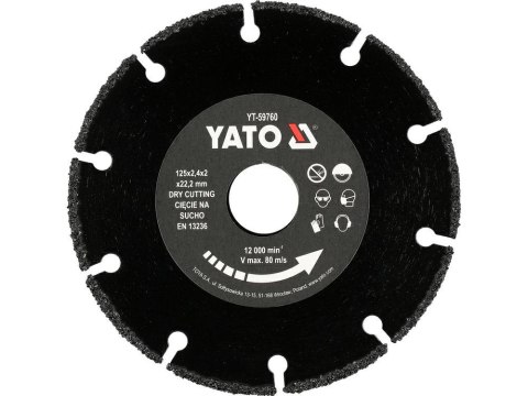 YATO TARCZA do DREWNA WOLFRAM 125mm