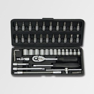 Zestaw kluczy HONITON 46 elementów 1/4" H1160