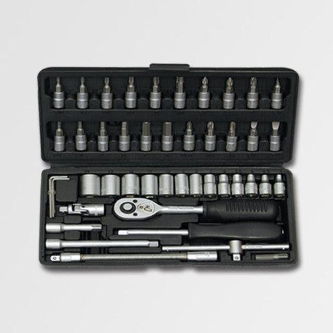 Zestaw kluczy HONITON 46 elementów 1/4" H1160