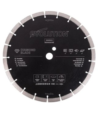 Tarcza diamentowa segmentowa Evolution D300SEG-CS 300mm do cięcia materiałów budowlanych