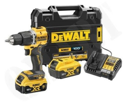 DeWALT Wiertarko-wkrętarka udarowa XR 18V DCD799P2T 74 Nm 2×5,0 Ah BL TSTAK