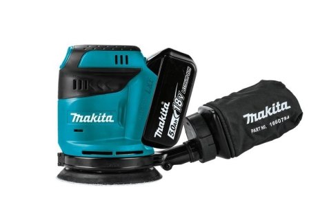 MAKITA Szlifierka mimośrodowa 18V 125 mm 2,8 mm DBO180RTJ 2×5,0 Ah