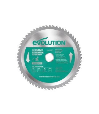 Piła widiowa TCT do cięcia aluminium Evolution 185mm / 60z do pilarek