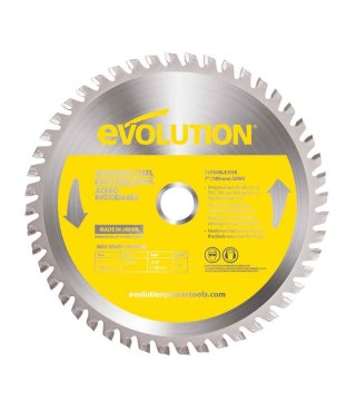 Piła widiowa TCT do cięcia stali nierdzewnej Evolution 185mm / 48z do pilarek
