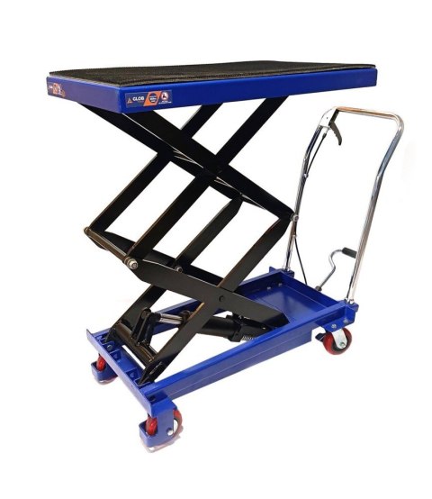 Wózek towarowy nożycowy hydrauliczny GLOB - udźwig 350 kg