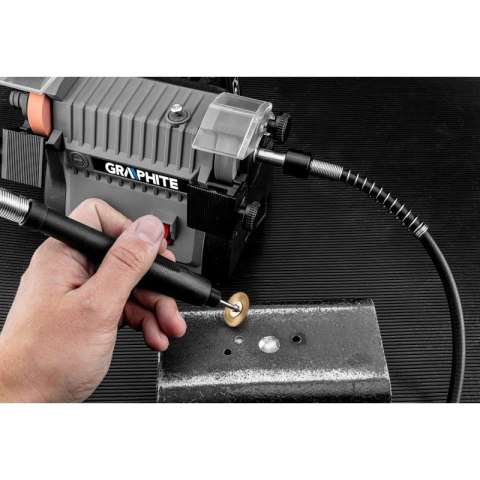GRAPHITE MINI Szlifierka Stołowa akumulatorowa 3W1