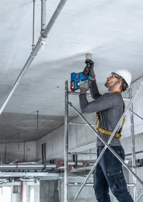 BOSCH Młot udarowo obrotowy - akumulatorowy SDS+ GBH 187-LI 0*AH